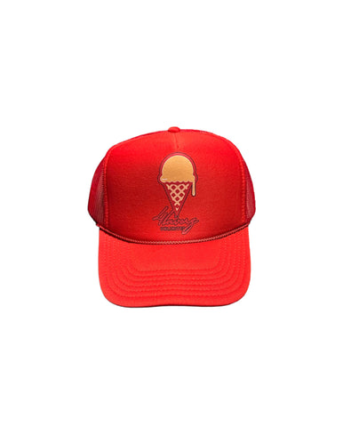 Red ice cream Trucker Hat